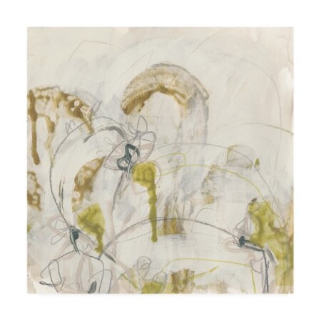June Erica Vess 'Arctic Lichen I' Canvas Art,14x14